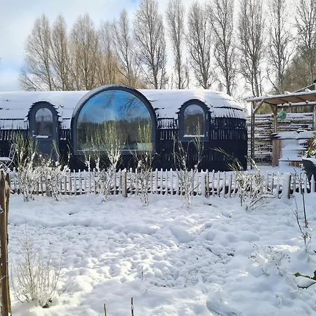 キャンプ場 La Luxueuse Avec Jacuzy *